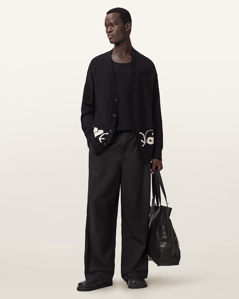 Tabua Oversized Jacquard Cardigan