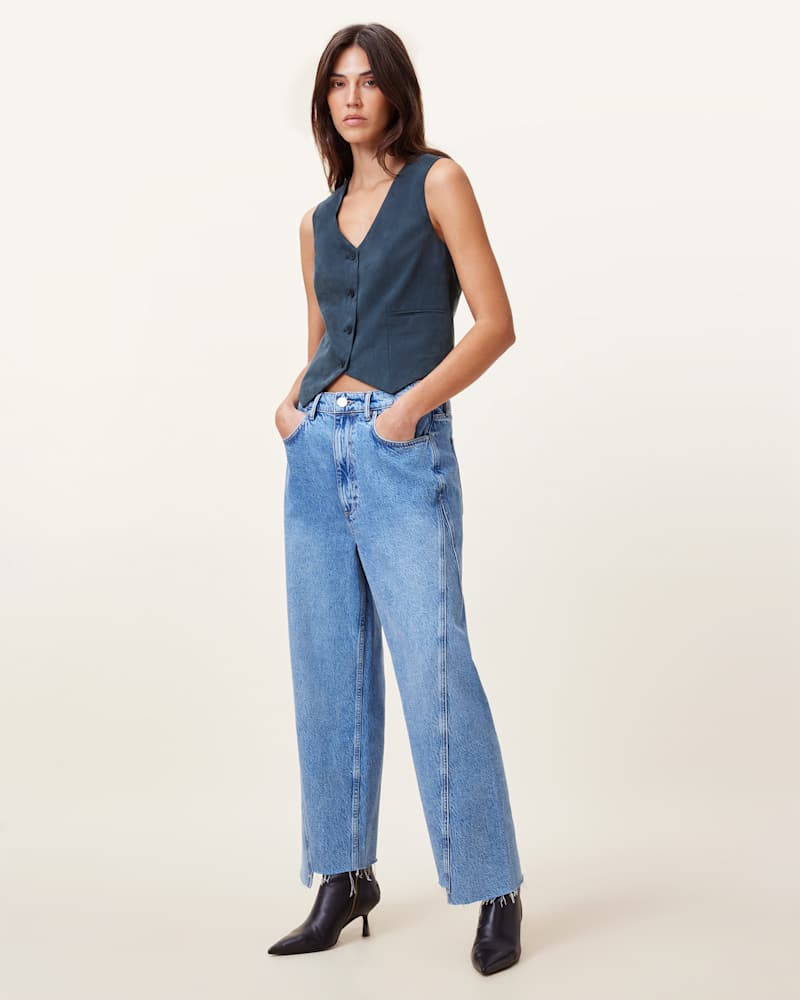 Averie Tencel Wide Leg Trousers