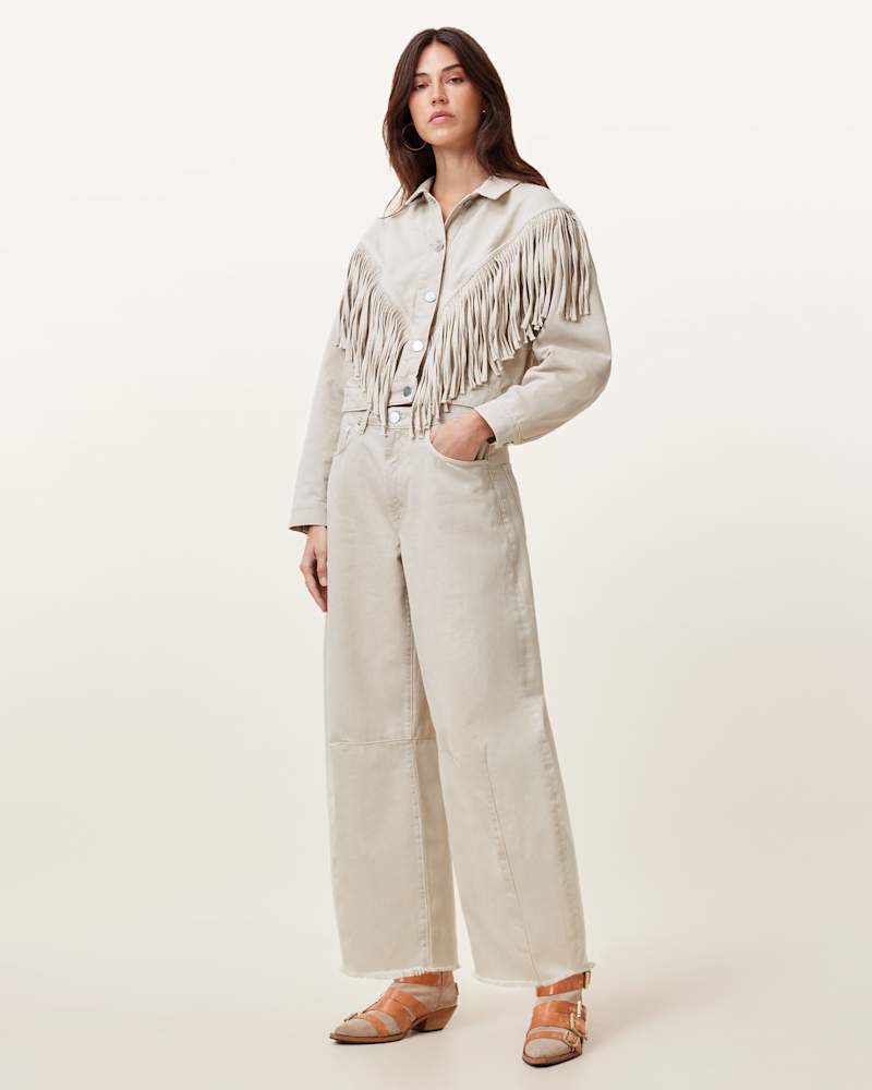 Marlene Fringed Denim Jacket