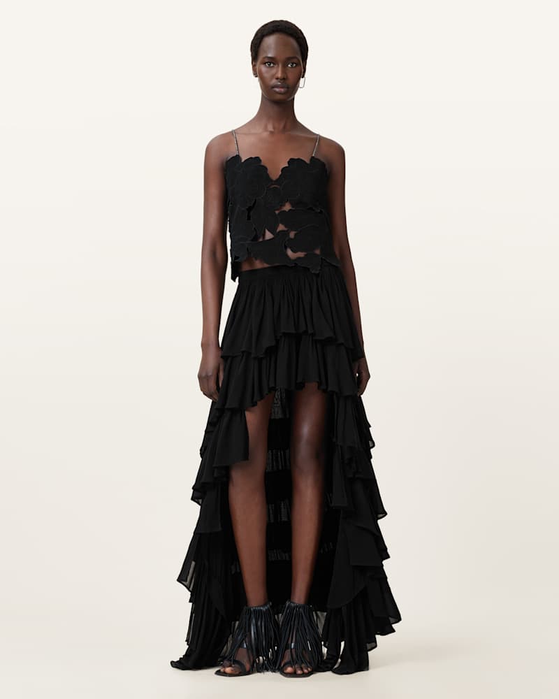 Talia Lace Cropped Top