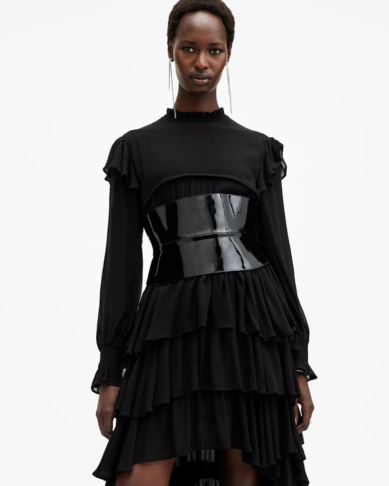 Cavarly Tiered Ruffle Maxi Dress