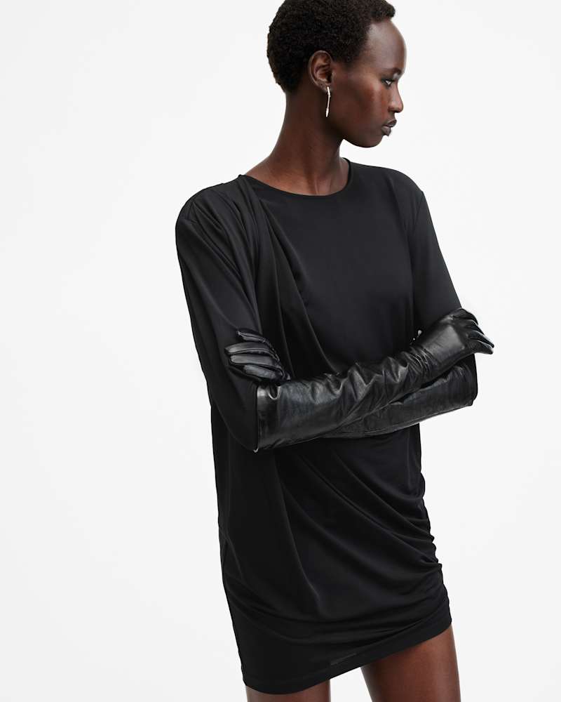 Devin Draped Mini Dress
