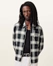 Ellis Checked Embroidered Zip Up Jacket