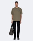 Redact Oversized Embroidered Logo T-Shirt