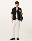 Cross Tallis Linen Blend Slim Trousers