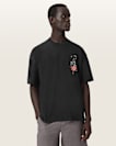 Scimitar Short Sleeve Oversized Graphic T-Shirt