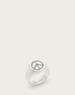 Leon Sterling Silver Peace Engraved Ring