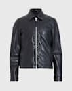 Erol Zip Up Leather Jacket