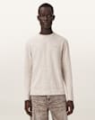 Ellis Waffle Texture Long Sleeve Crew