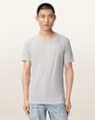 Figure Crew Neck Raw Edge T-Shirt