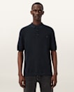 Aspen Waffle Texture Ramskull Polo Shirt