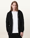 Raven Zip Up Ramskull Hoodie