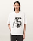 Scale Cropped Graphic T-Shirt