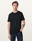Brace Brushed Cotton Crew Neck T-Shirt