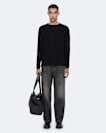 Isaac Waffle-Knit Long-Sleeve T-Shirt