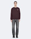 Underground Relaxed Fit Crew Neck Sweatshirt
