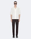 Slim-fit tailored trousers