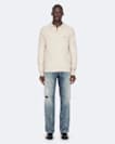 Statten Long Sleeve Ramskull Polo Jumper