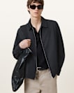 Trey Black Ramskull Pointed Collar Jacket