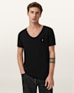 Tonic Scoop Neck Slim Ramskull T-Shirt