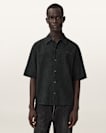 Leopardo Oversized Linen Blend Shirt