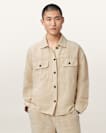 Korten Linen Blend Relaxed Fit Shacket