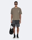 Stamped jersey sweatshorts