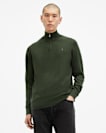 Kilburn Zip Funnel Neck Ramskull Jumper