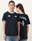 Bleus Short Sleeve Football T-Shirt