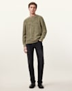 Aspen Waffle Texture Crew Neck Ramskull Jumper
