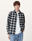 Hamura Checked Relaxed Fit Shirt