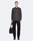 Regular-fit yoked tencel shirt