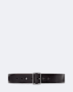 Leather collar stud belt