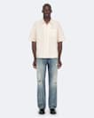Oversized cotton poplin shirt