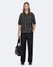 Quasar Oversized Viscose Polkadot Shirt
