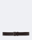 Dunston Roller-Buckle Leather Belt