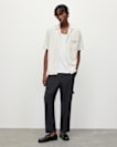 Cairo Pinstriped Straight Trousers