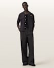 Conway Wide Leg Pleated Trousers