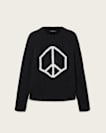 Message Oversized Wool Jumper