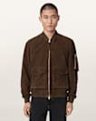 Rokko Relaxed Suede Bomber Jacket