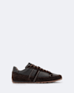 Liam Leather And Suede Low-Top Trainers