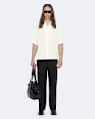 Oversized short sleeve shirt