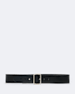 George Collar-Stud Leather Belt