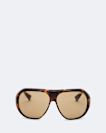 Aviator combination sunglasses