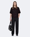 Leo Oversized Viscose Leopard Print Shirt
