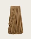 Nia Draped Midi Skirt