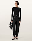 Val Cargo Linen Blend Trousers