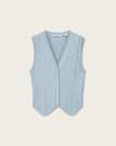 Cruz Ribbed Knitted Waistcoat