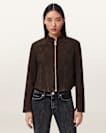 Sadler Slim Fit Suede Jacket