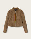 Sadler Slim Fit Suede Jacket